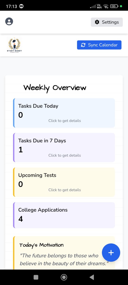 App screenshot 1 - Summary