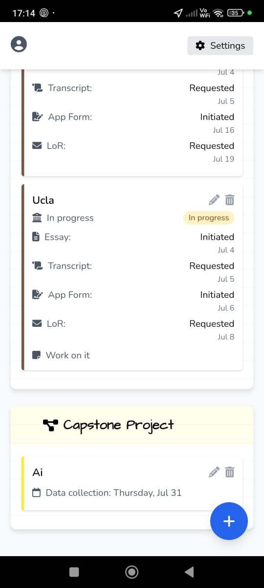 App screenshot 4 - Capstone Project